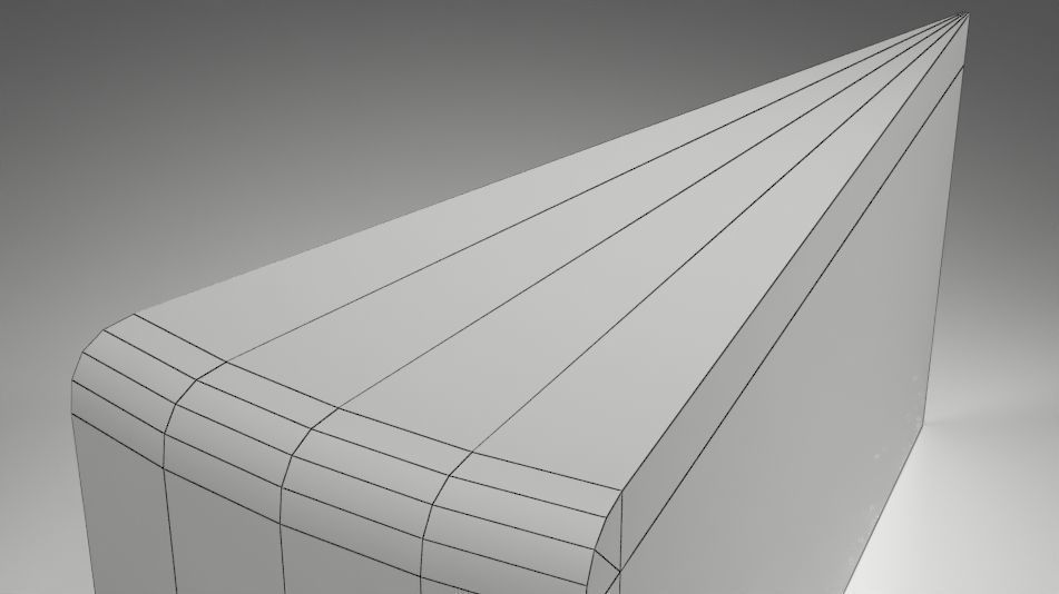 A Slice Of Victoria Sponge Low-poly 3D model_7