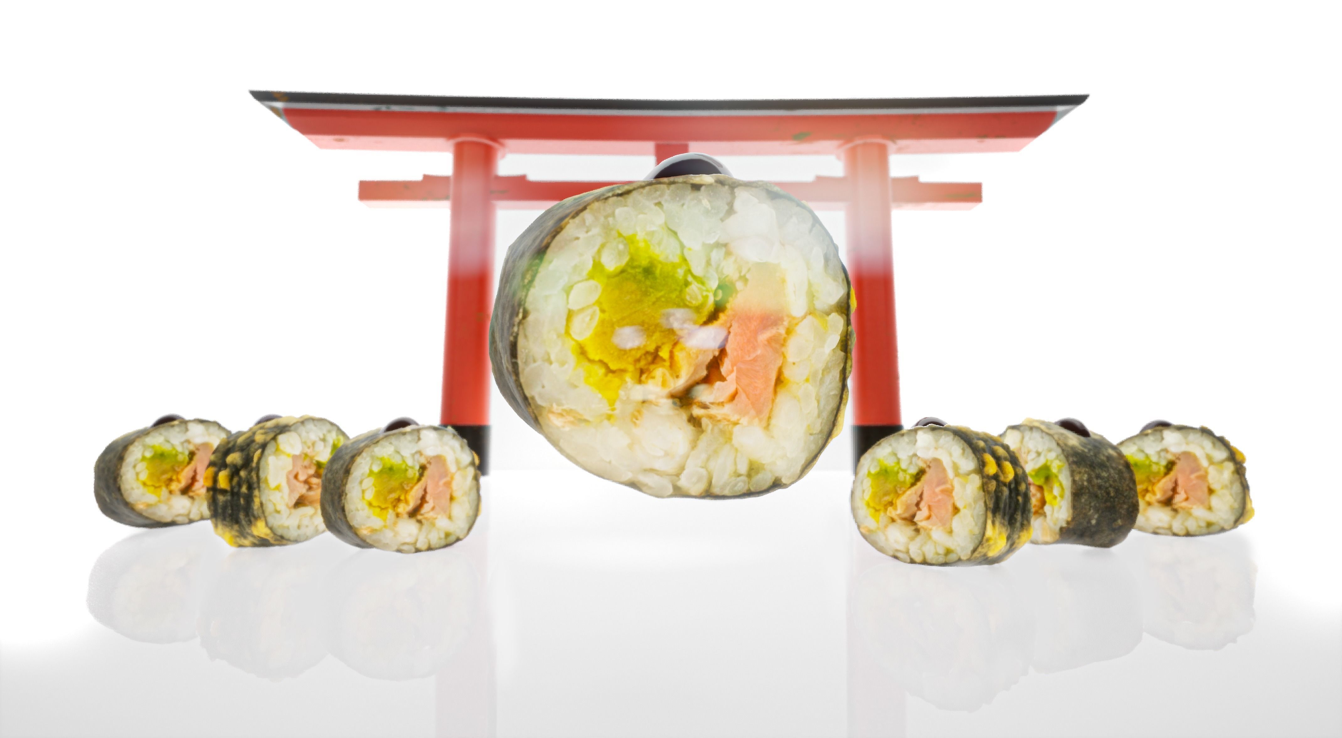 Sushi Realistic Set 3D model_20