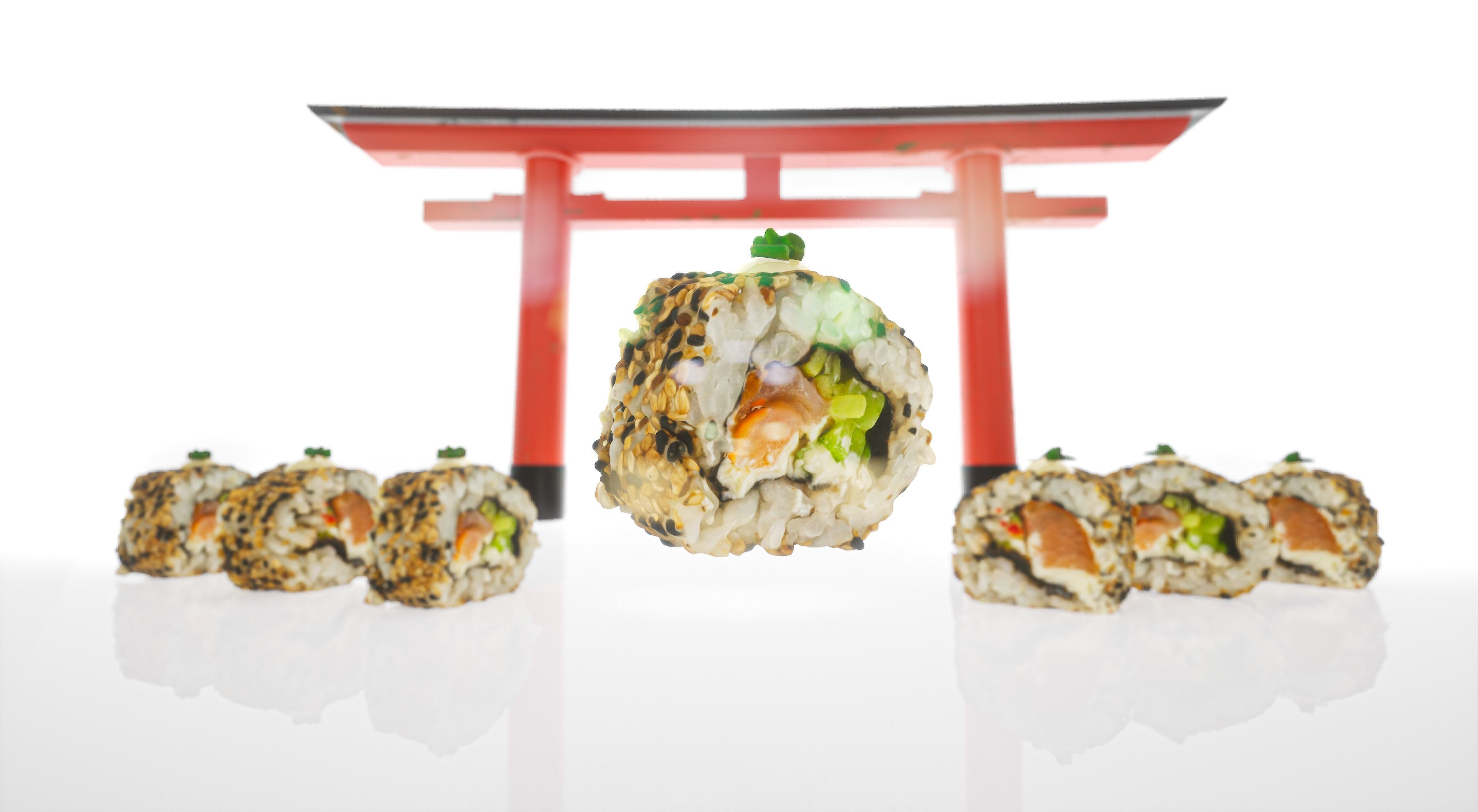 Sushi Realistic Set 3D model_22