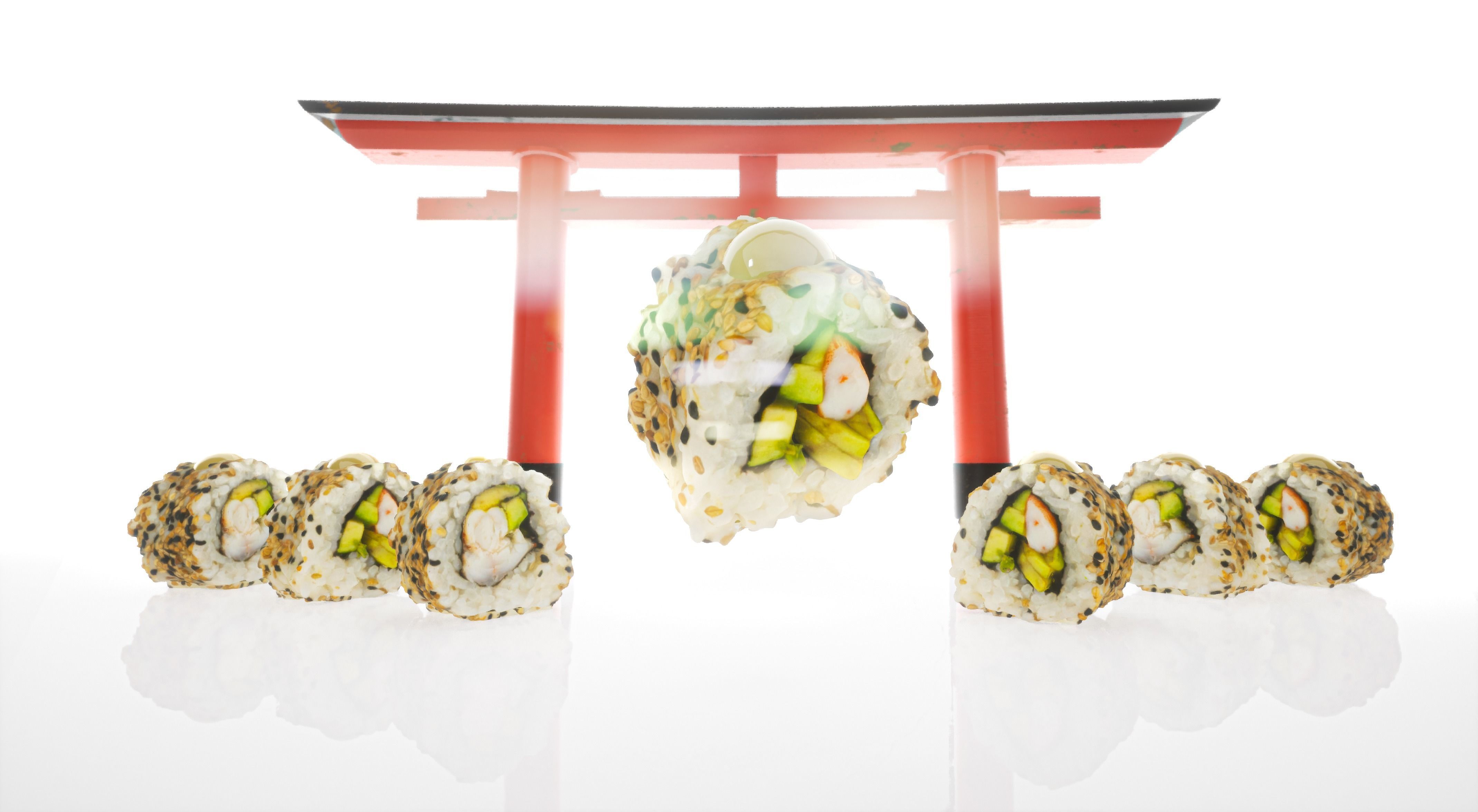 Sushi Realistic Set 3D model_1