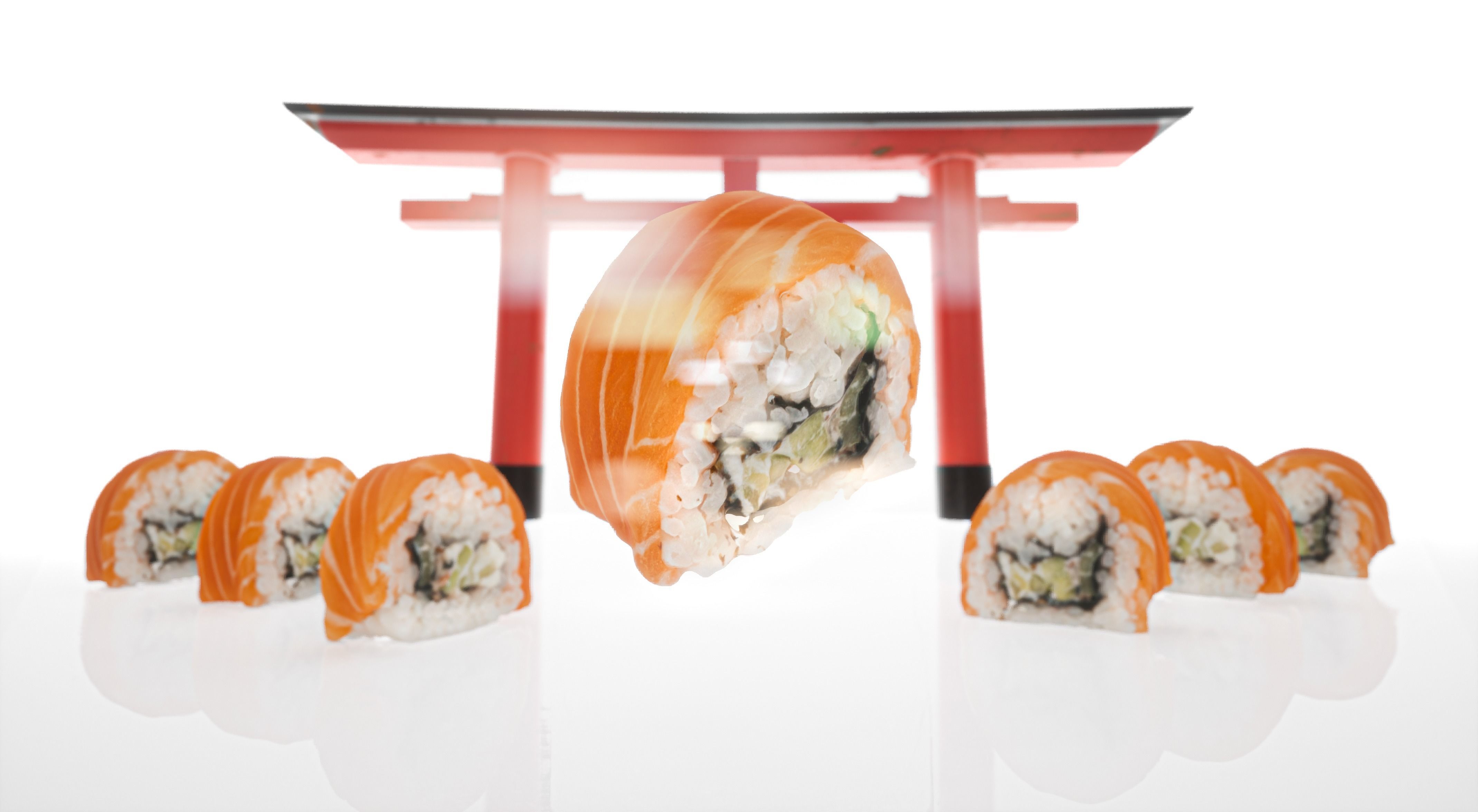 Sushi Realistic Set 3D model_18