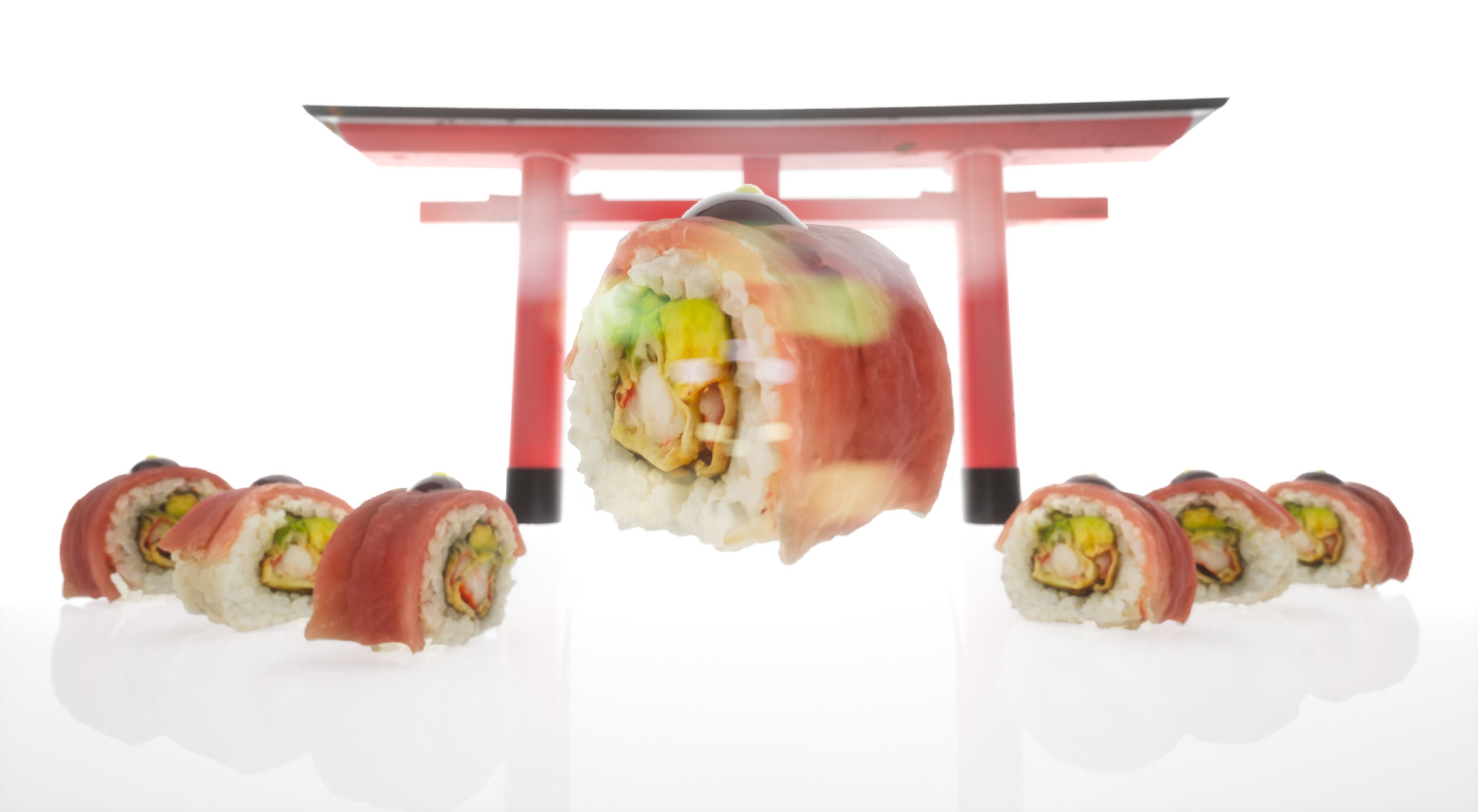 Sushi Realistic Set 3D model_2