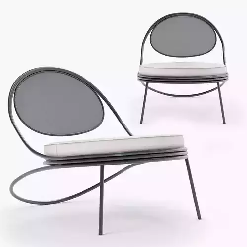 Gubi COPACABANA LOUNGE CHAIR