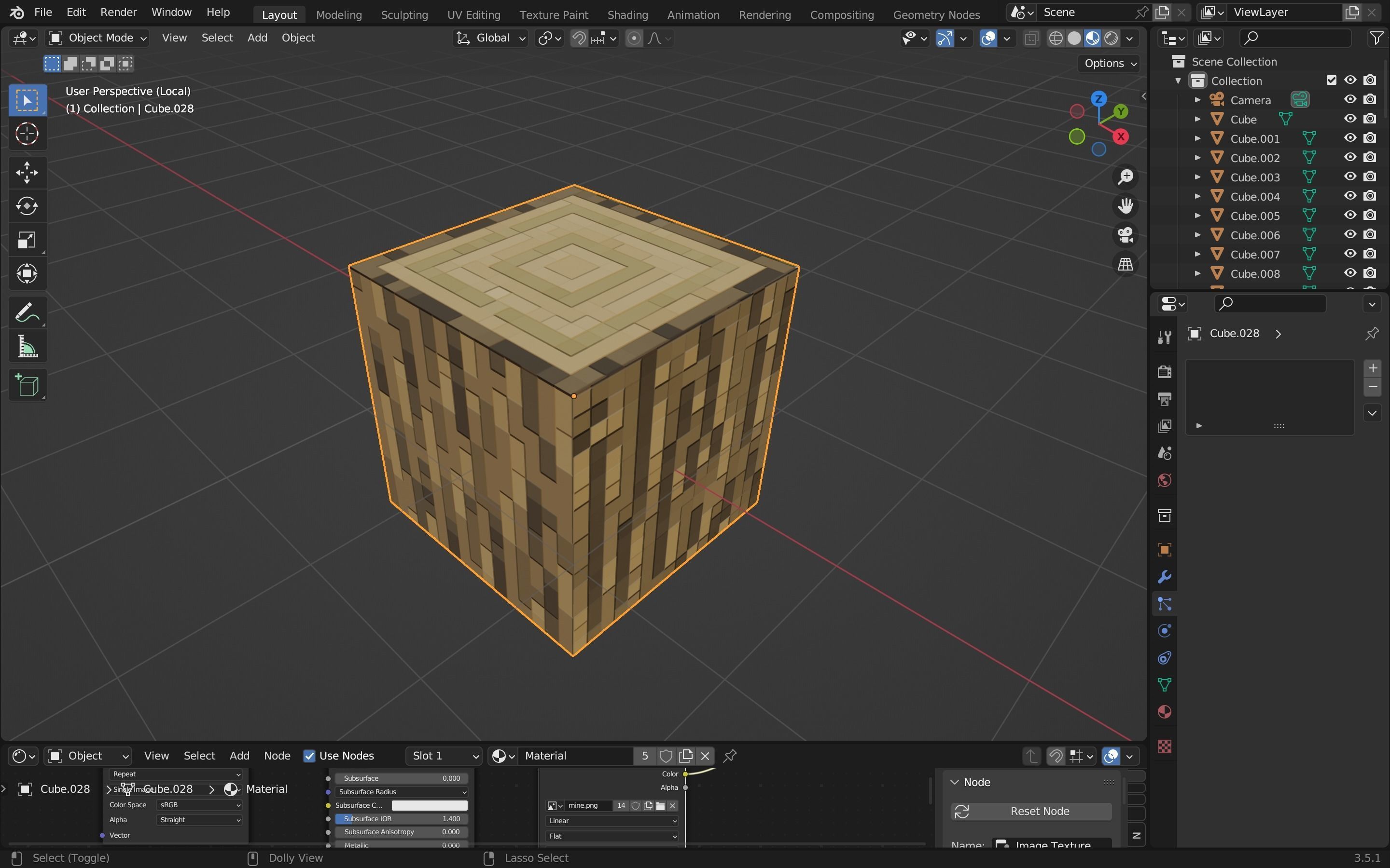Minecraft wood blocks Texture_3