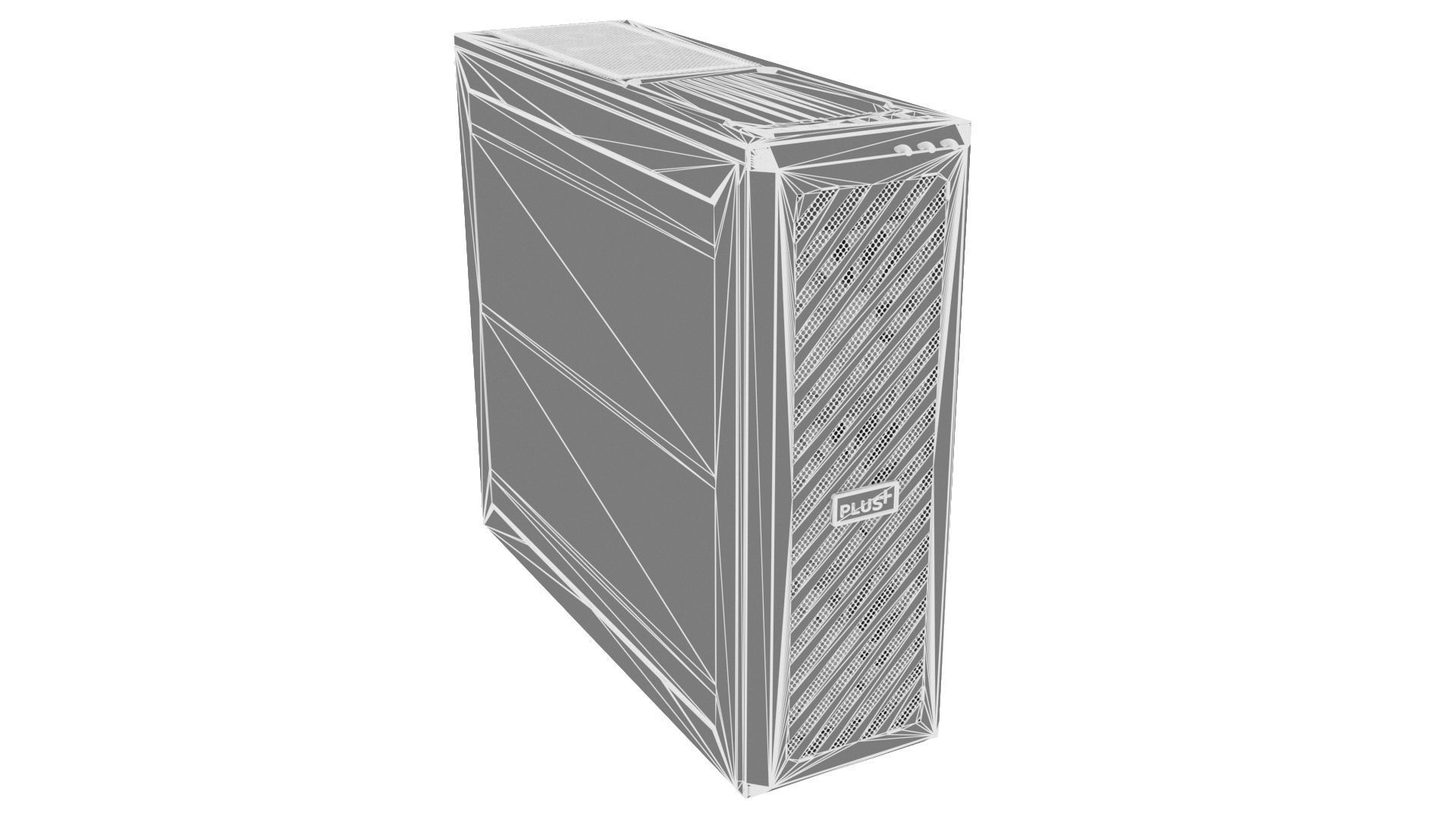 Plus Gaming Case 3D model_12