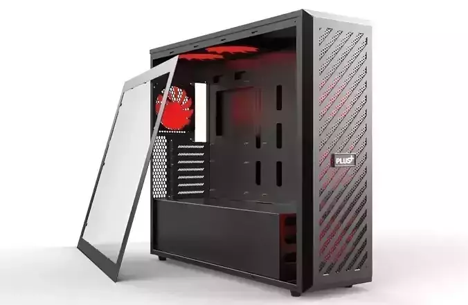 Plus Gaming Case 3D model