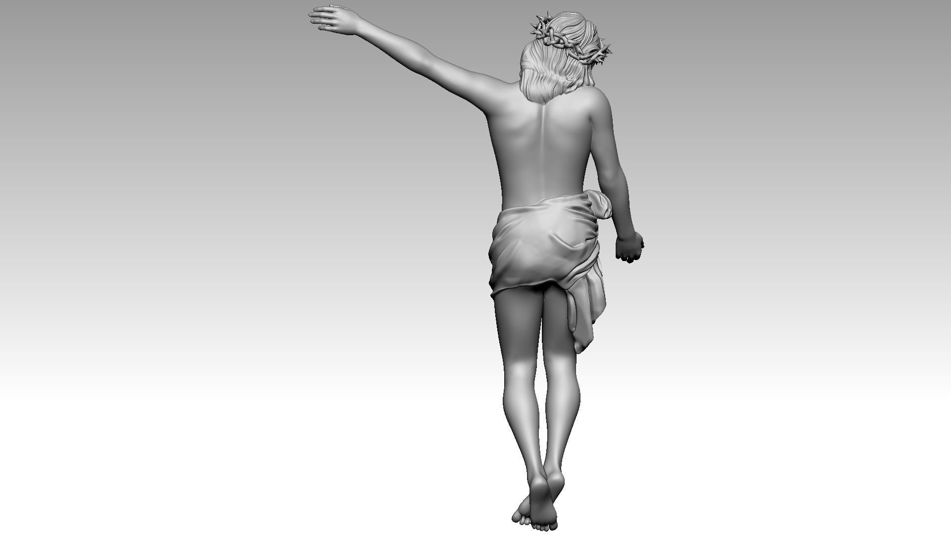 The Cross of Forgiveness - Jesus Christ on Cross 3D print model_9