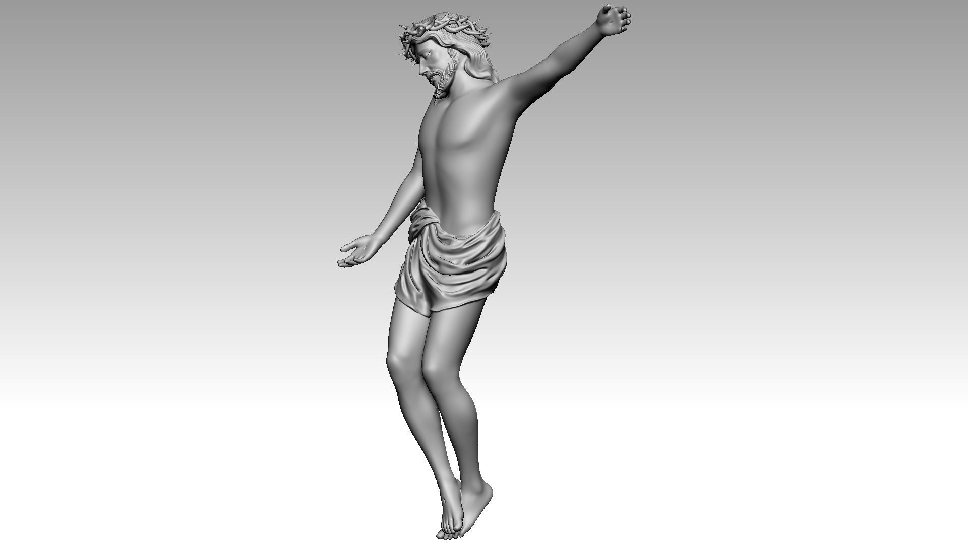 The Cross of Forgiveness - Jesus Christ on Cross 3D print model_6