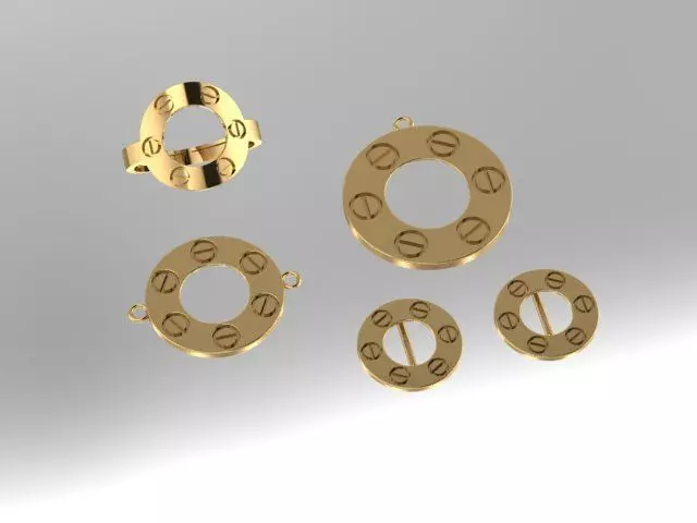 SET  cartie moderne lightweight 3D print model_0