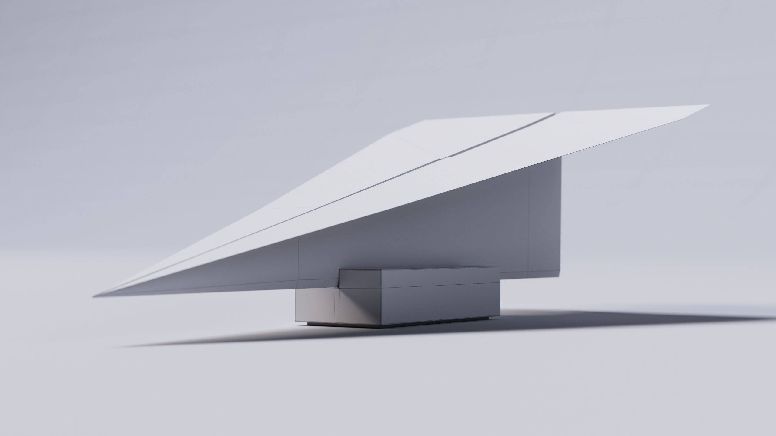 Paper Airplane 01 3D Model Low-poly 3D model_14