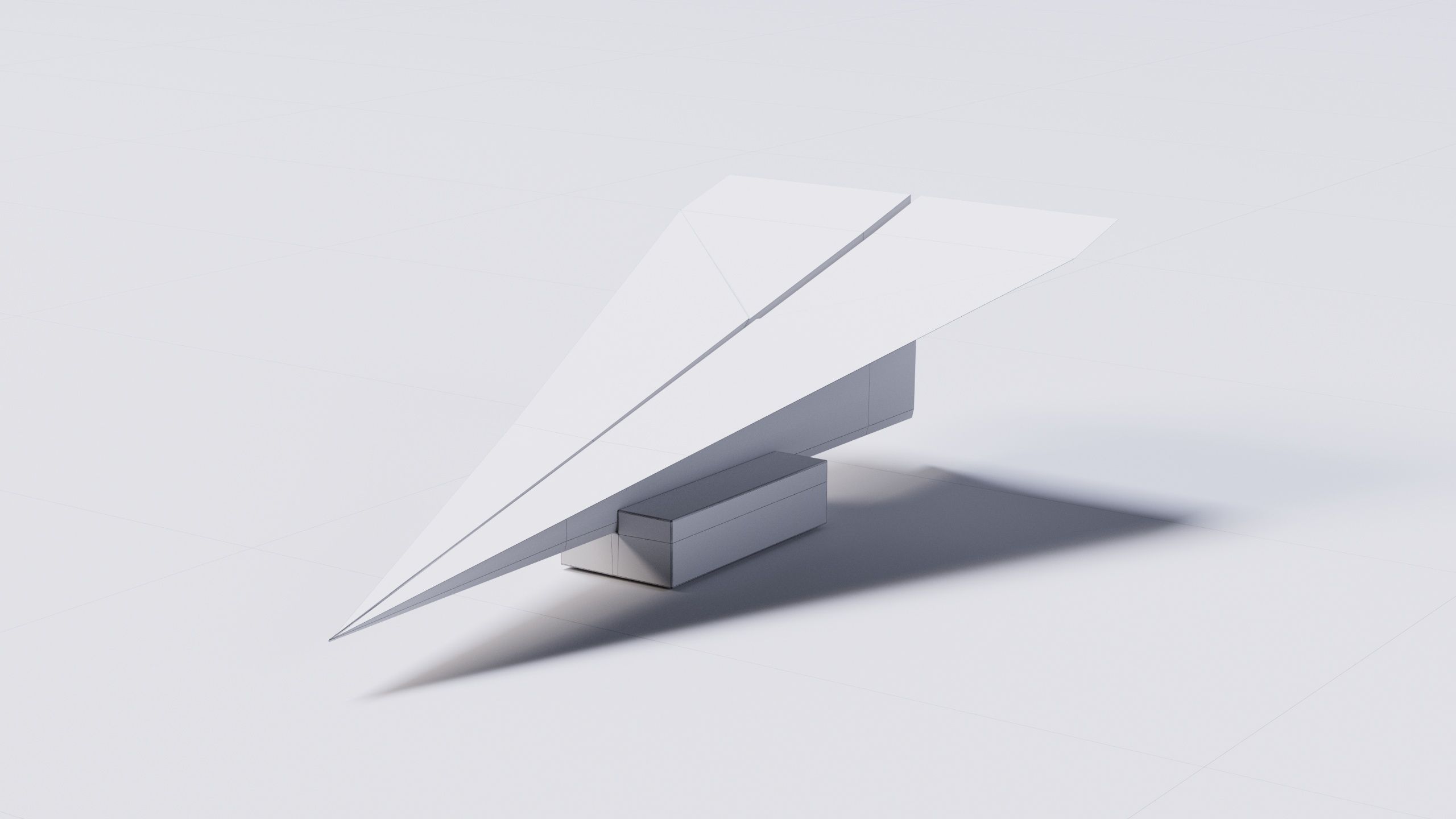 Paper Airplane 01 3D Model Low-poly 3D model_19