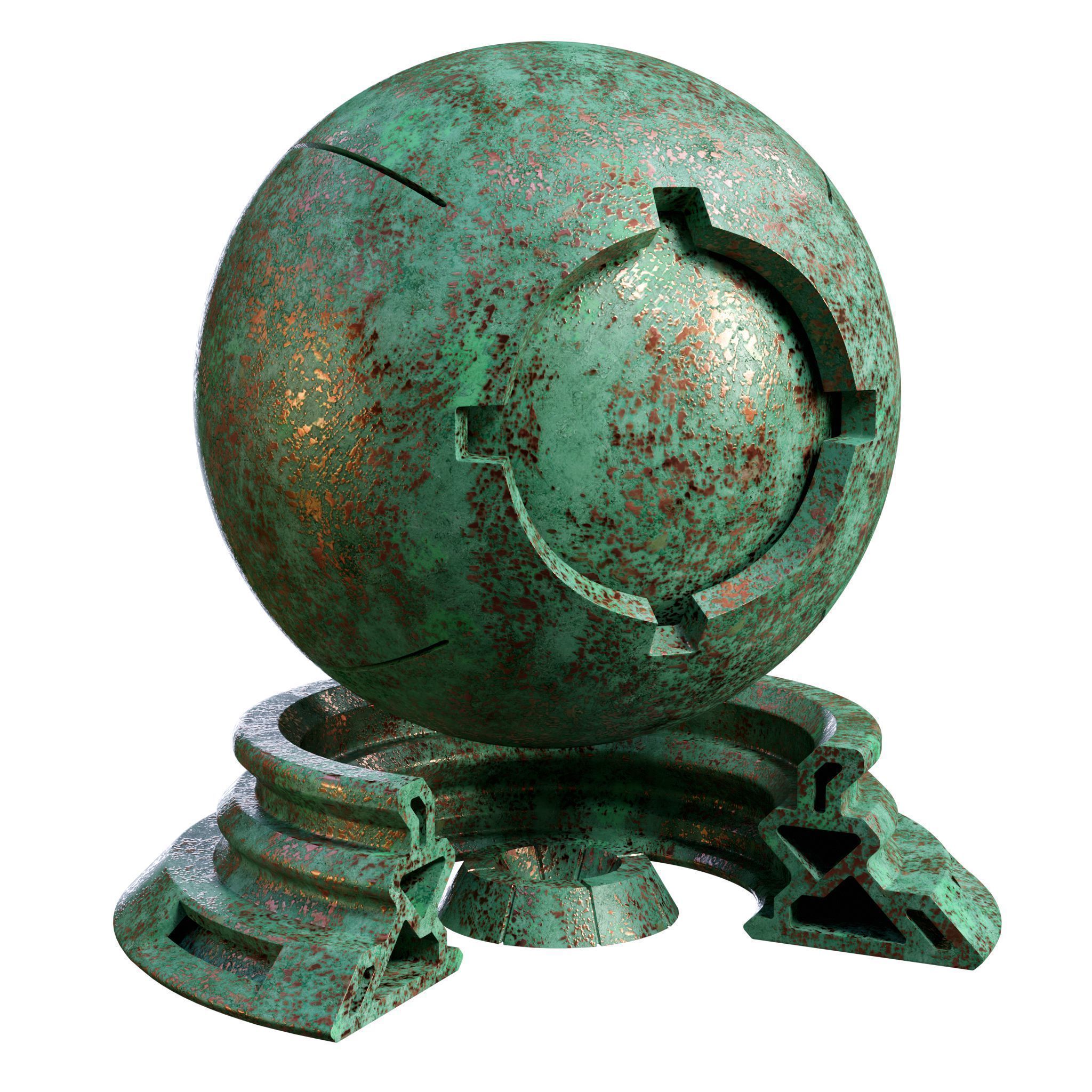 Plaster Patina Materials 03-04 - PBR - Seamless - 4k - SBSAR Texture_5