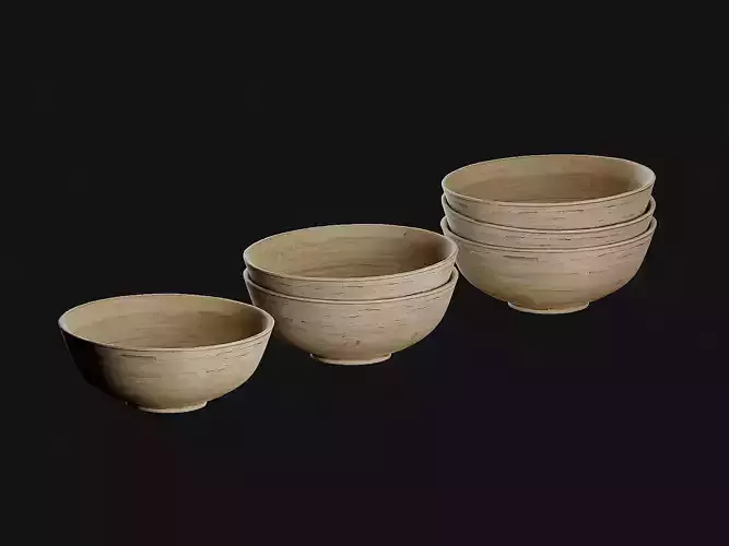 Damboo bowl Free 3D model