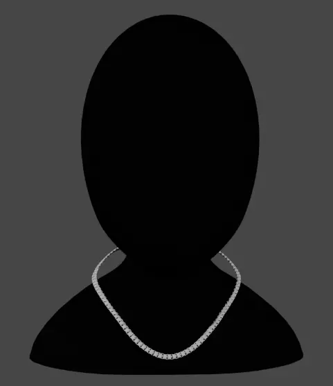 Explore the Future of Style with Our Cuban Chains Low-poly 3D model_0