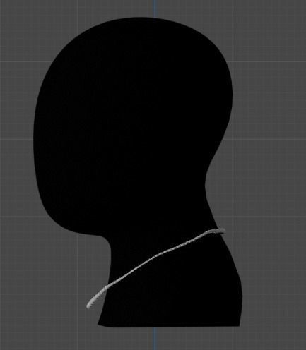 Explore the Future of Style with Our Cuban Chains Low-poly 3D model_1