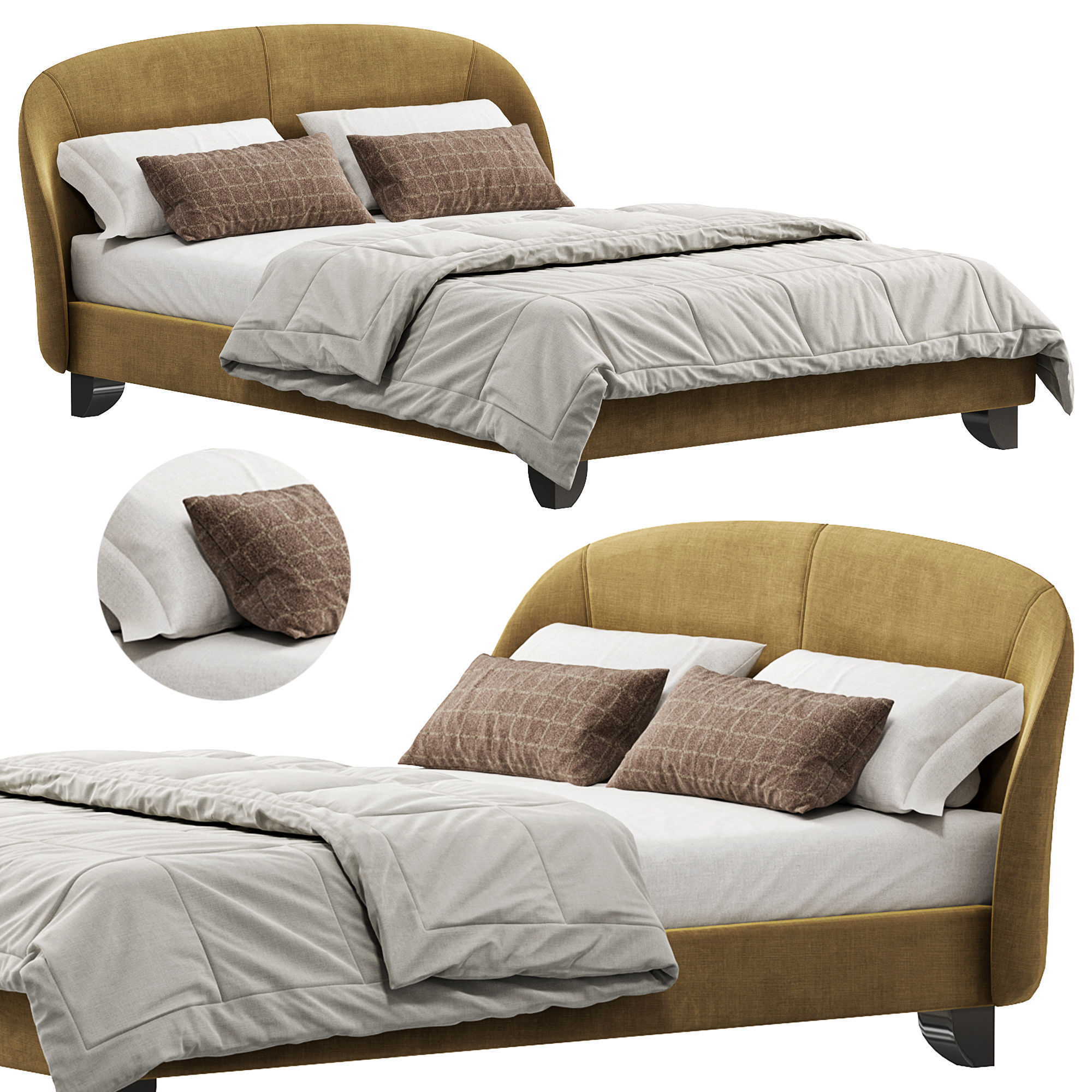 Carnaby Bed By Twils 3D model_1