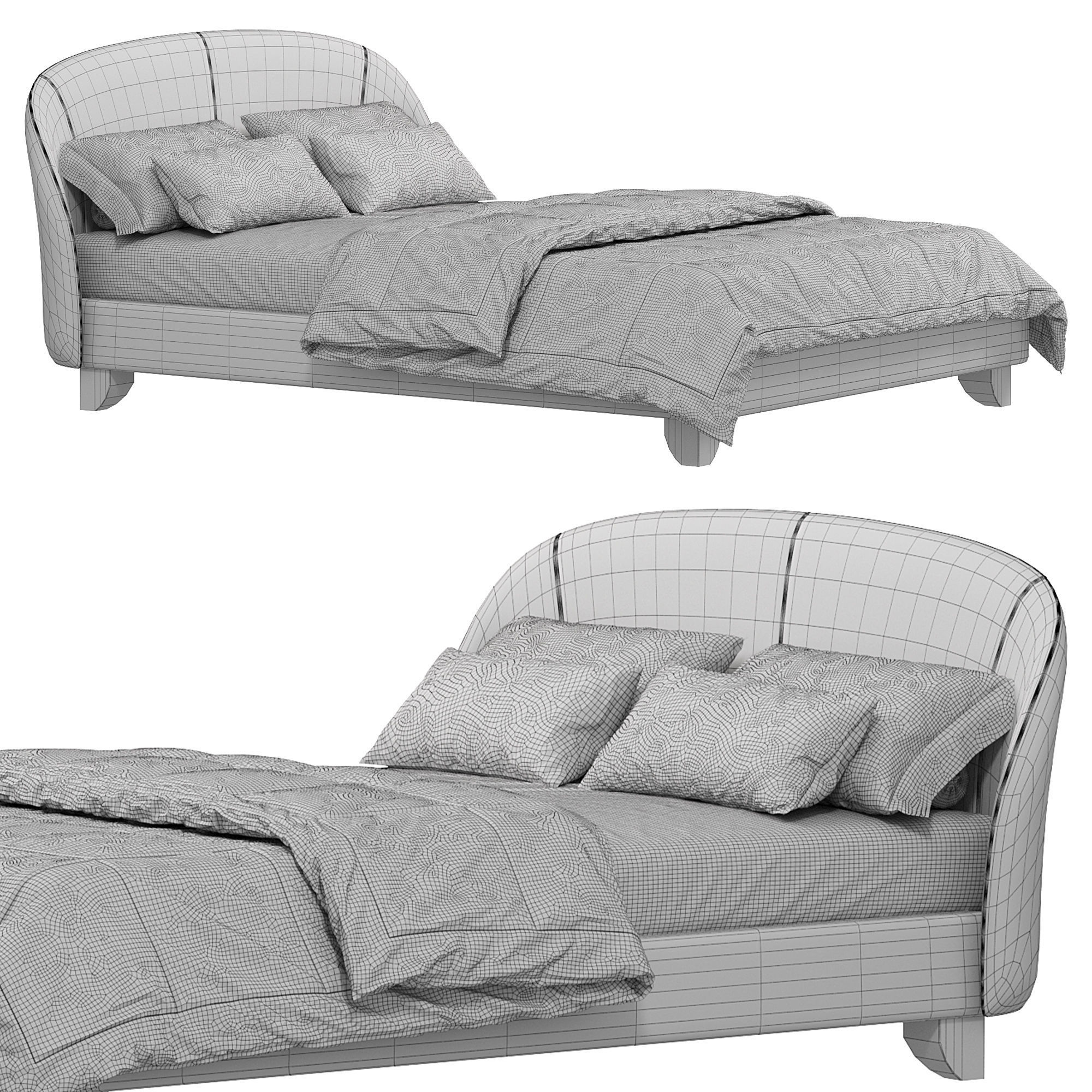 Carnaby Bed By Twils 3D model_2