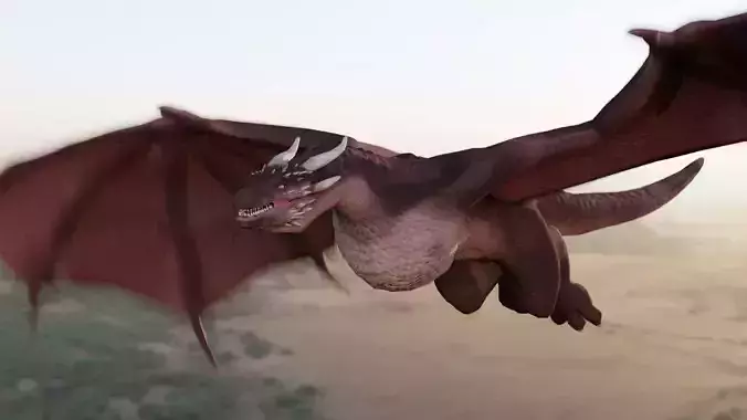 blener dragon 3d model