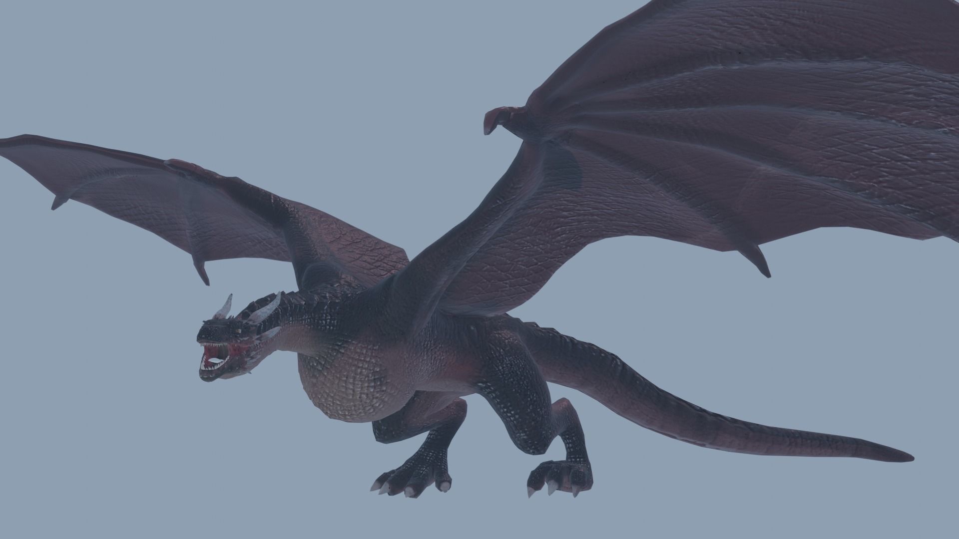 blener dragon 3d model 3D model_6