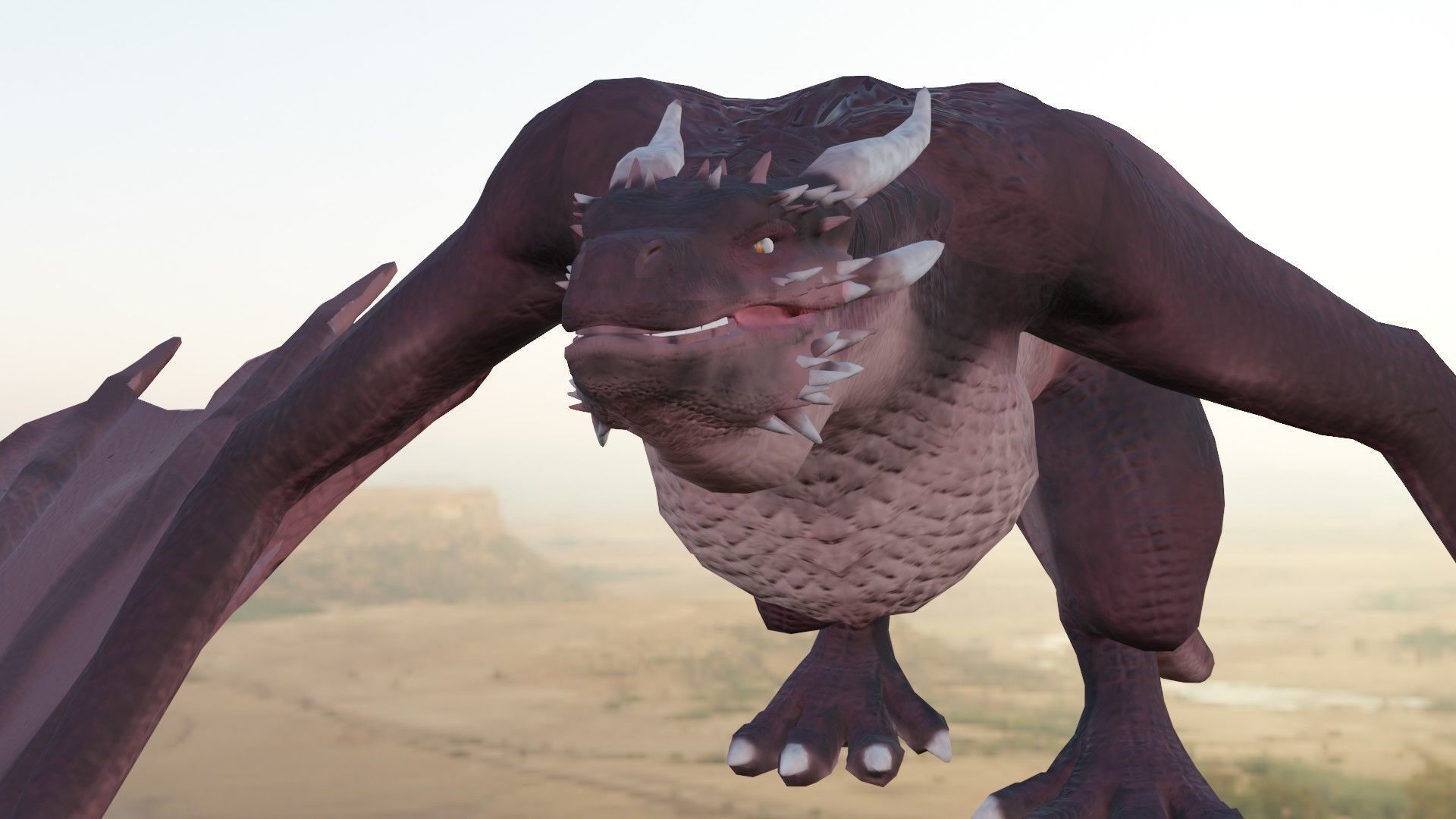 blener dragon 3d model 3D model_2