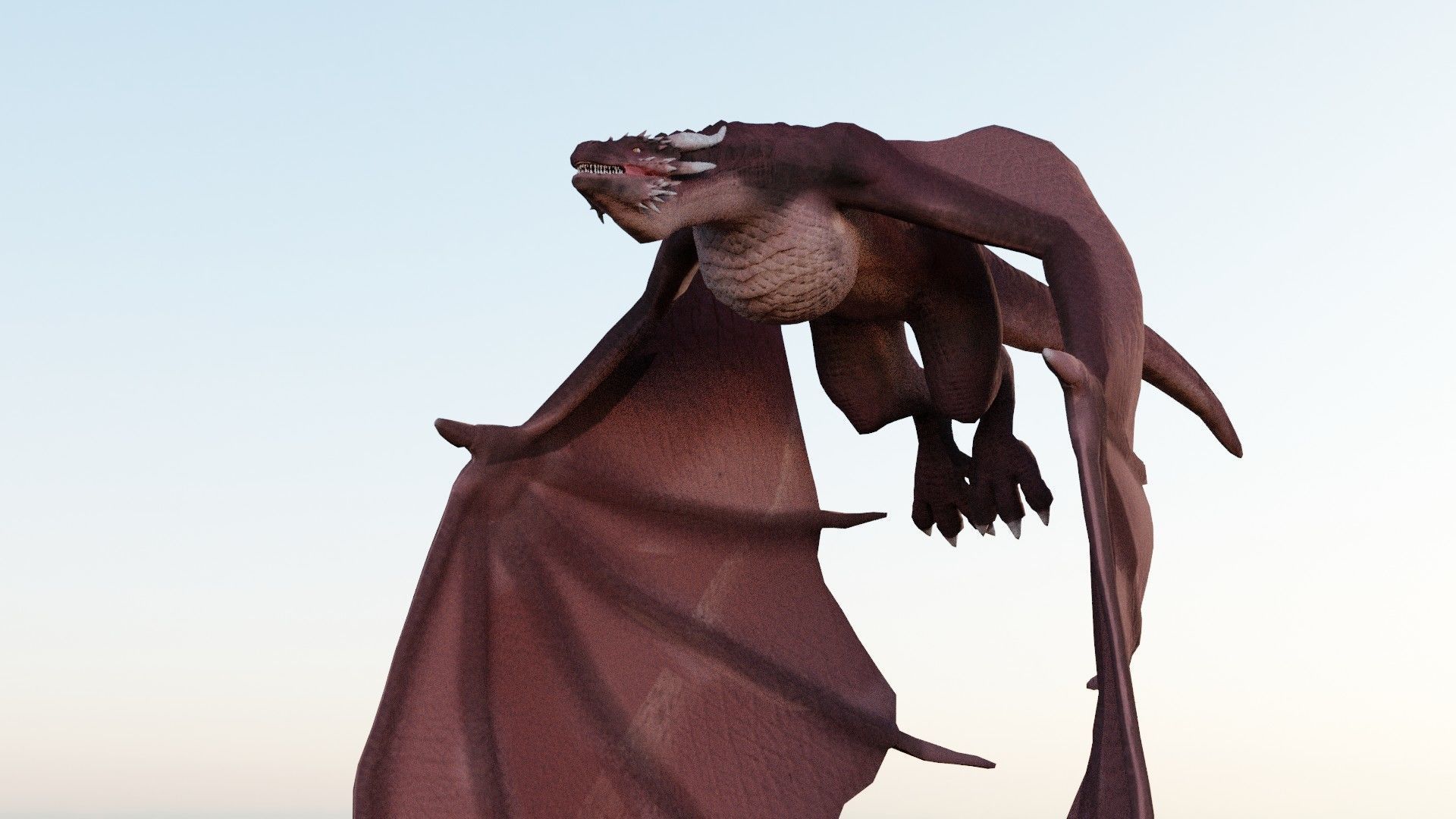 blener dragon 3d model 3D model_3