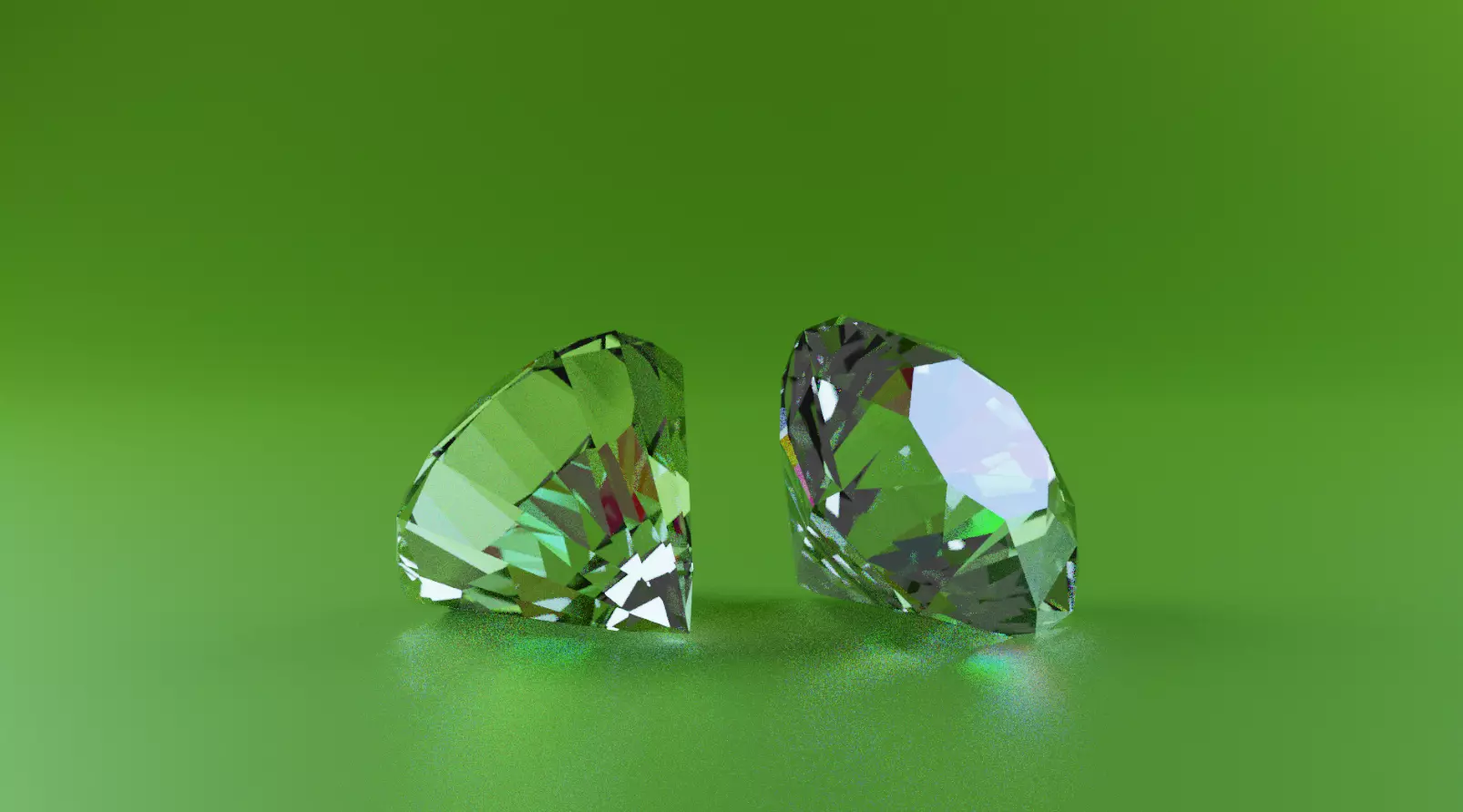 Diamonds and gems 3D model