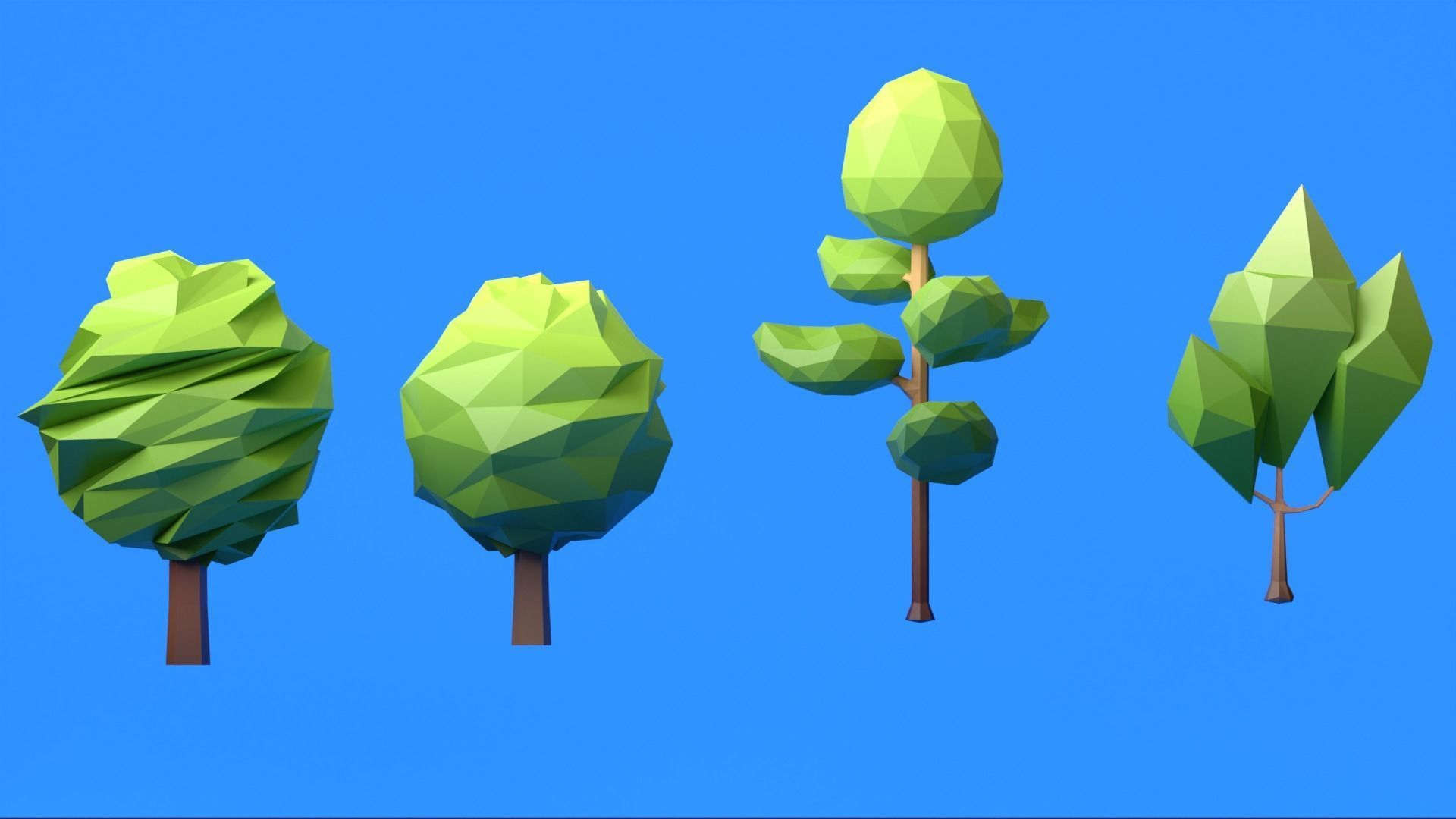 Low Ploy Landscape Pack Low-poly 3D model_27