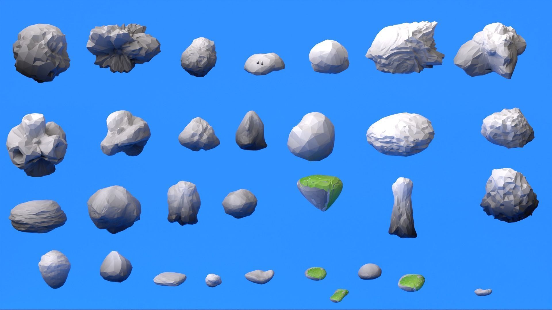 Low Ploy Landscape Pack Low-poly 3D model_5