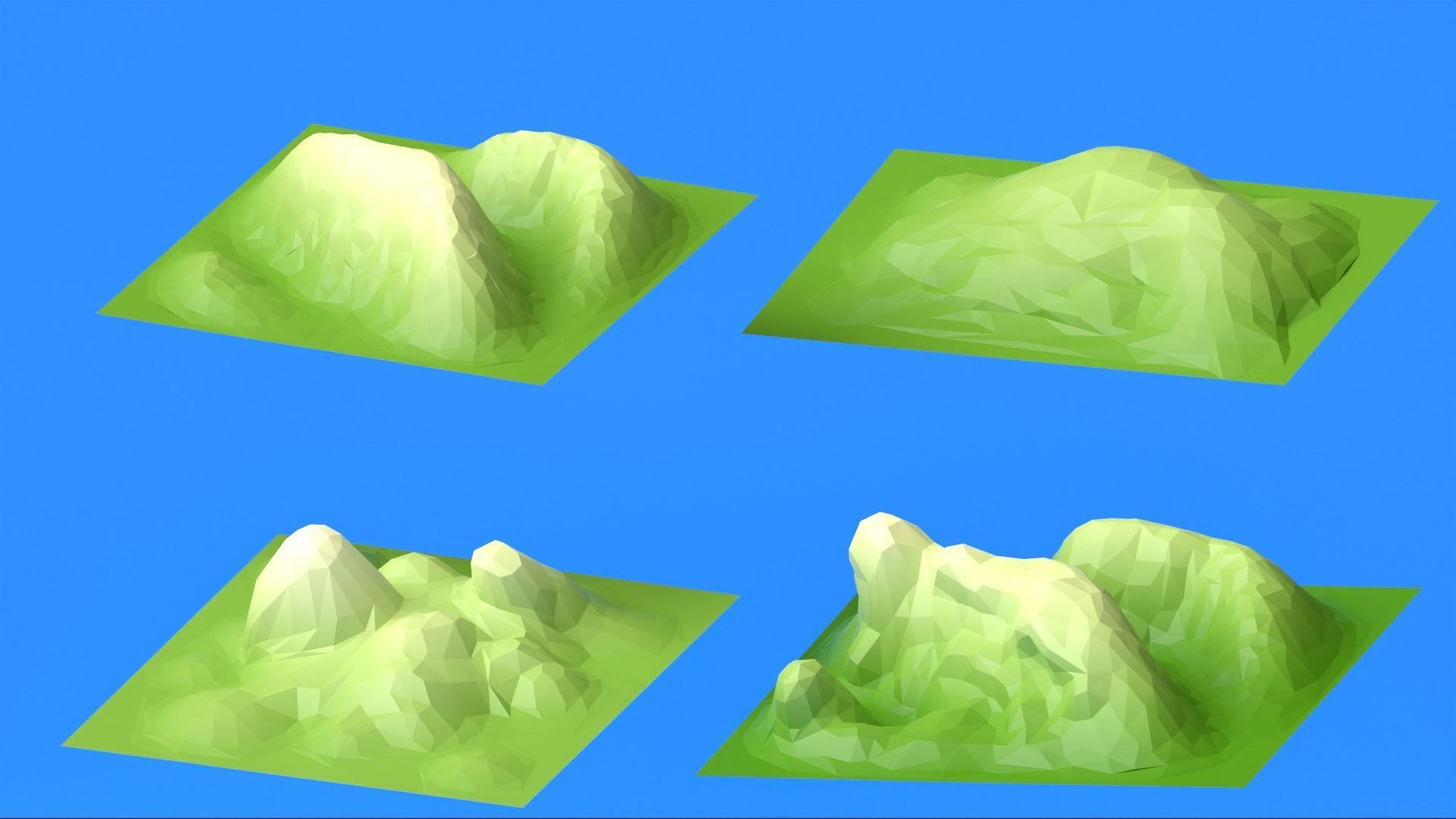 Low Ploy Landscape Pack Low-poly 3D model_7