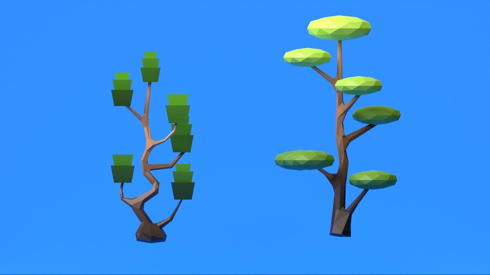 Low Ploy Landscape Pack Low-poly 3D model_17