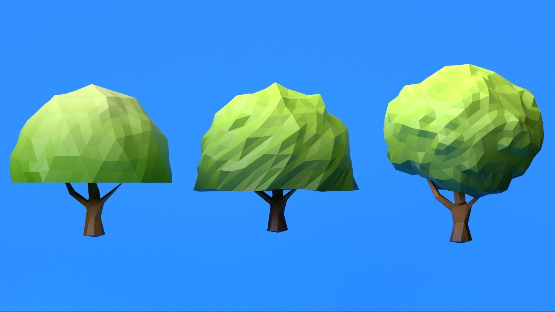 Low Ploy Landscape Pack Low-poly 3D model_16