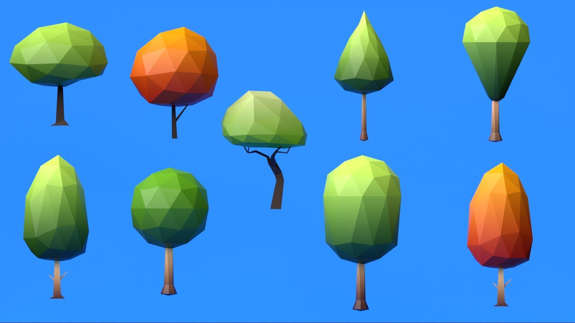 Low Ploy Landscape Pack Low-poly 3D model_30