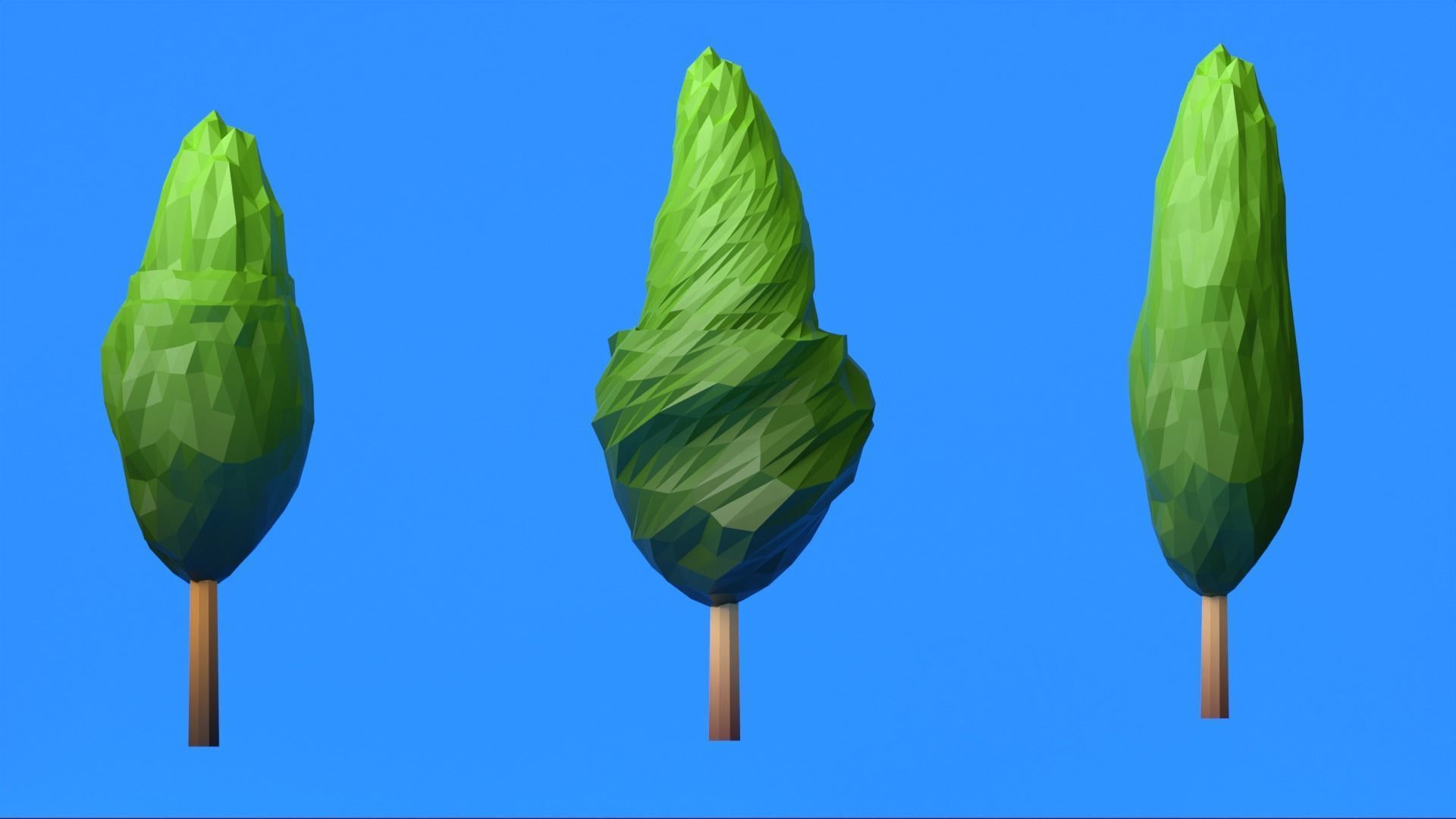 Low Ploy Landscape Pack Low-poly 3D model_28