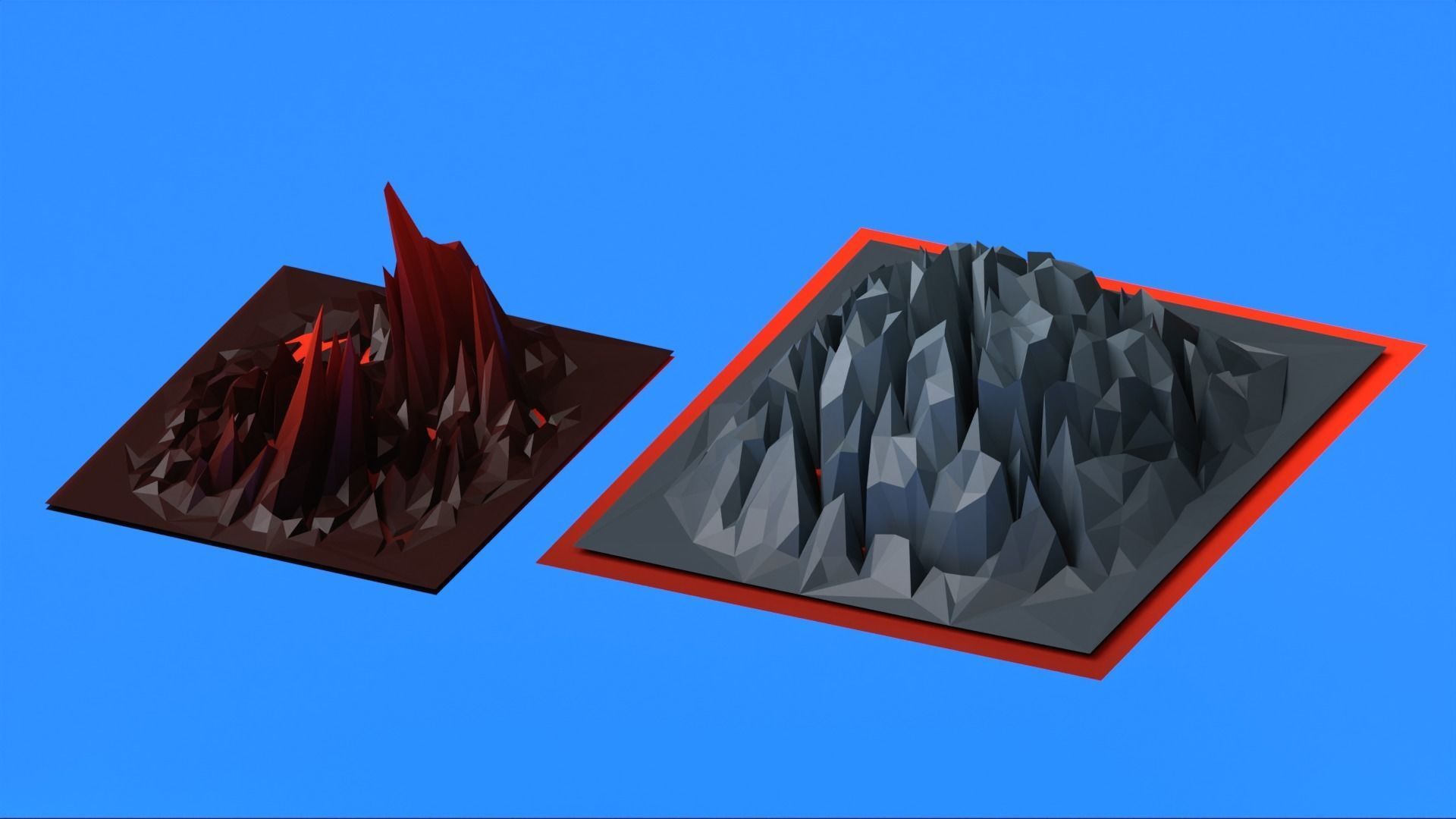 Low Ploy Landscape Pack Low-poly 3D model_12