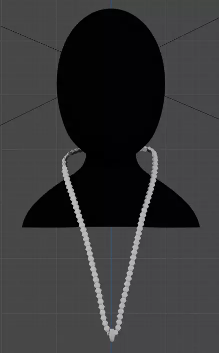 Immerse yourself in a World of Cuban Chain Art Low-poly 3D model_0