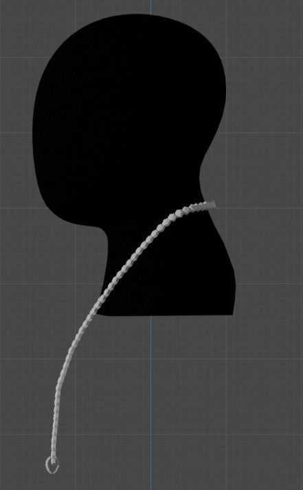 Immerse yourself in a World of Cuban Chain Art Low-poly 3D model_1