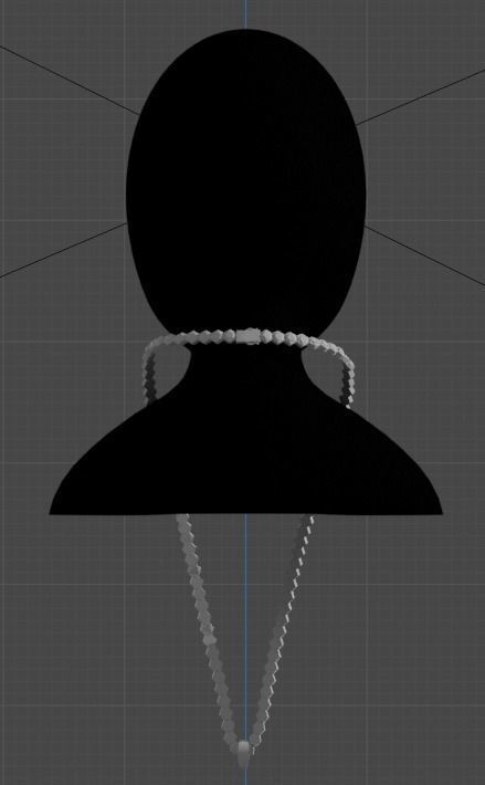 Immerse yourself in a World of Cuban Chain Art Low-poly 3D model_2