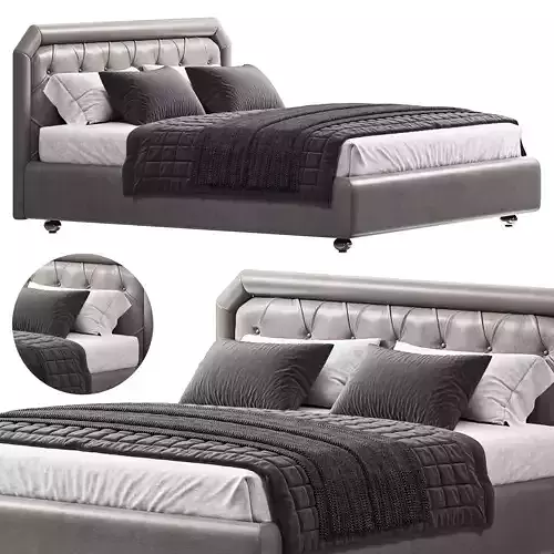  Camille Alto Capitonne Bed By Twils