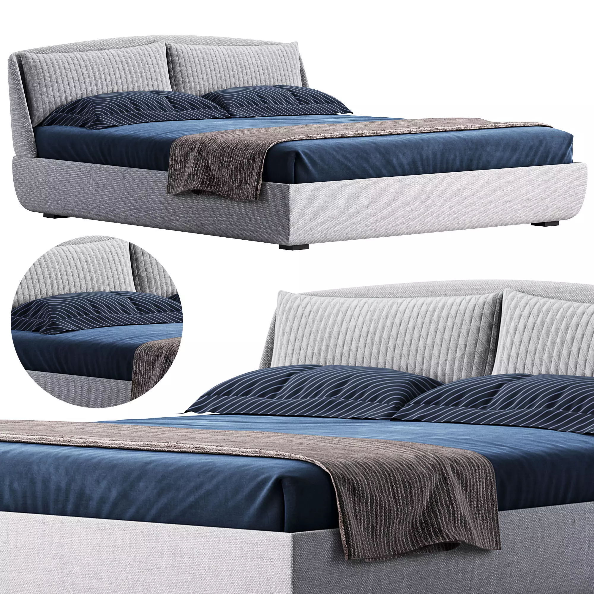 Ekeko Bed By Twils 3D model_0