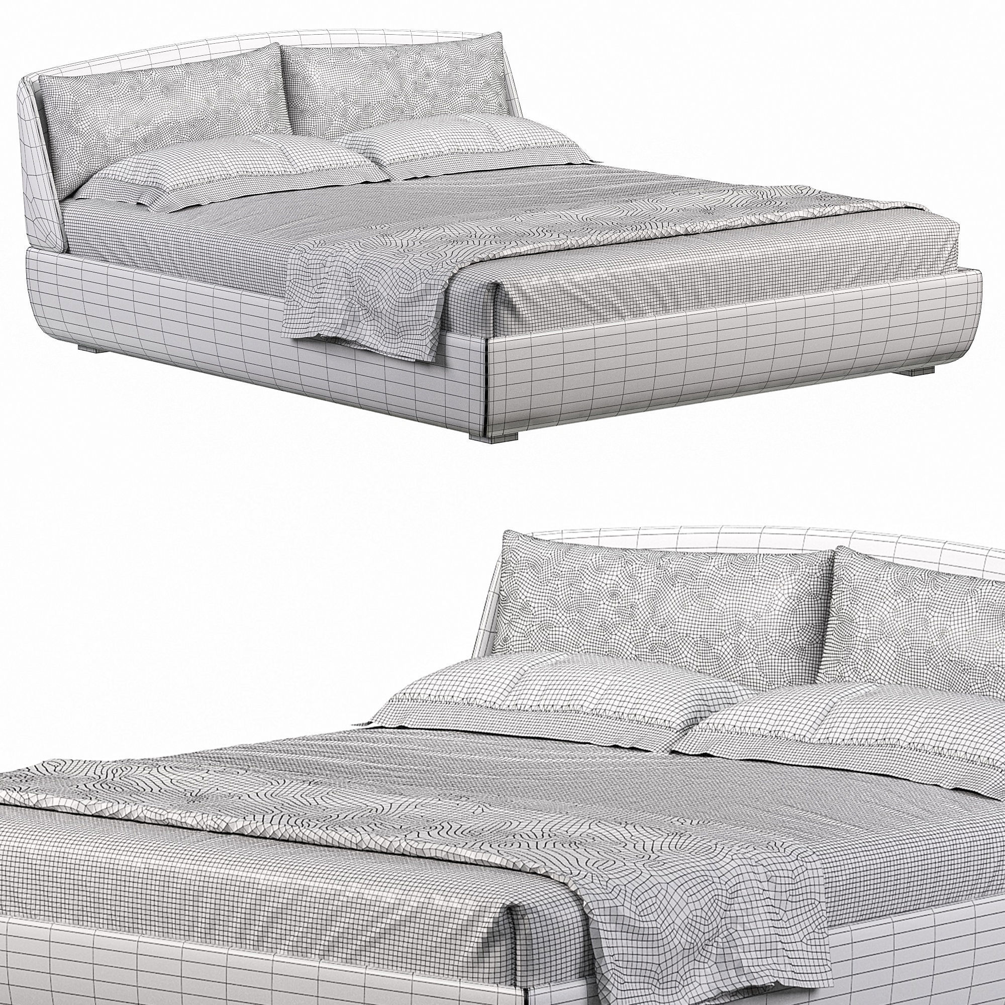 Ekeko Bed By Twils 3D model_2