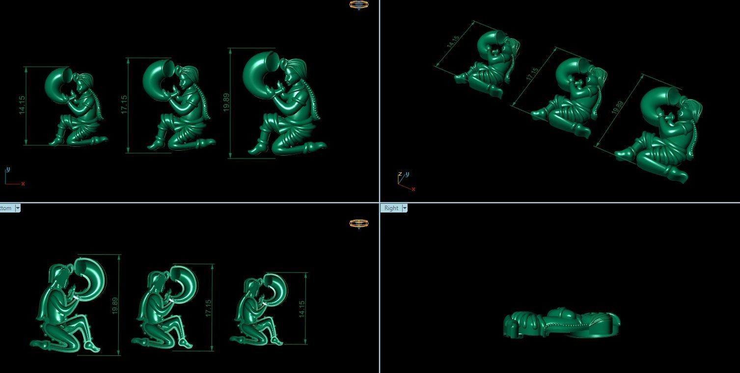 144 PCS MIXED MURTI  3D print model_111