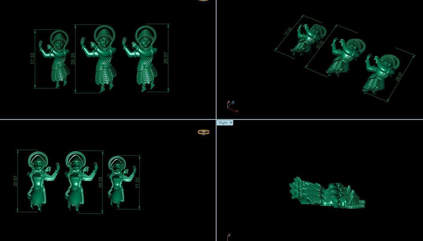 144 PCS MIXED MURTI  3D print model_102