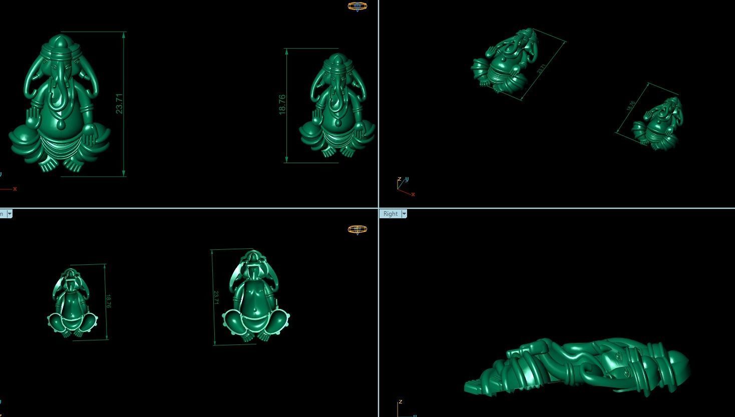 144 PCS MIXED MURTI  3D print model_49