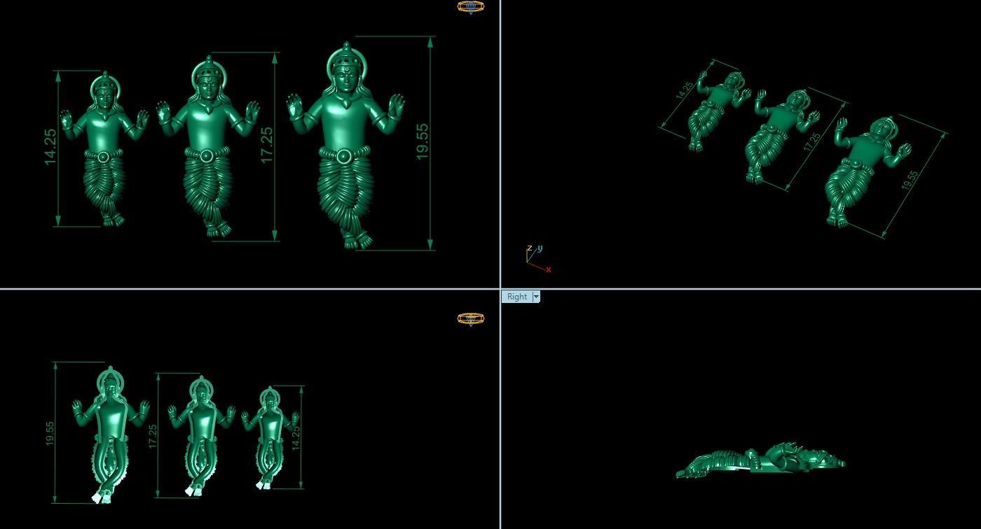 144 PCS MIXED MURTI  3D print model_114