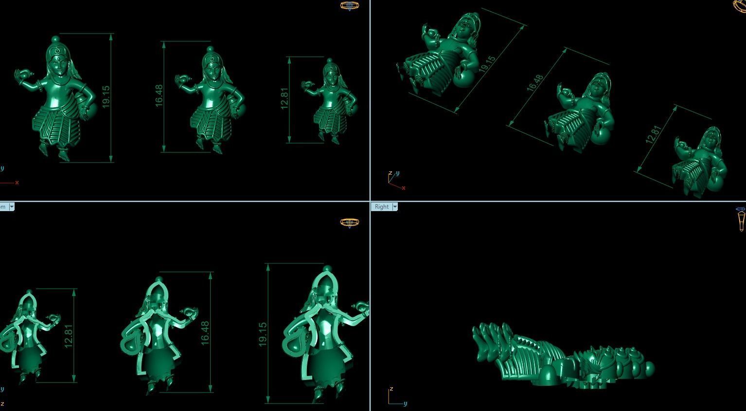 144 PCS MIXED MURTI  3D print model_24