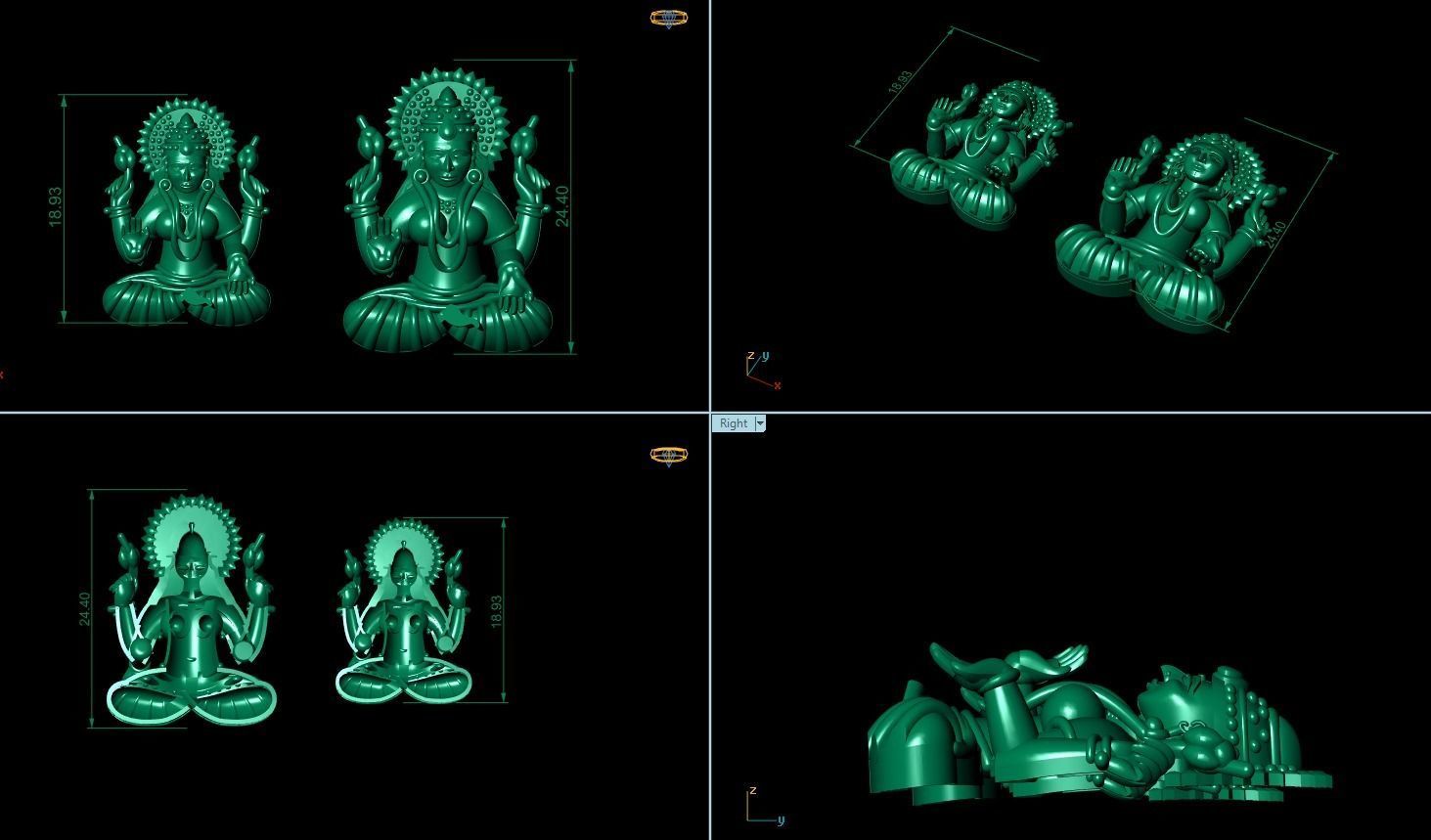 144 PCS MIXED MURTI  3D print model_33