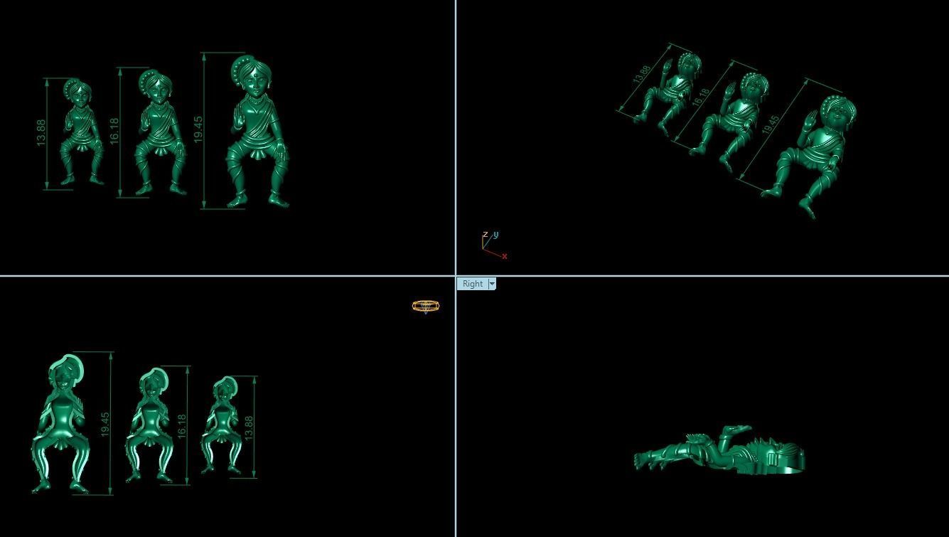 144 PCS MIXED MURTI  3D print model_91