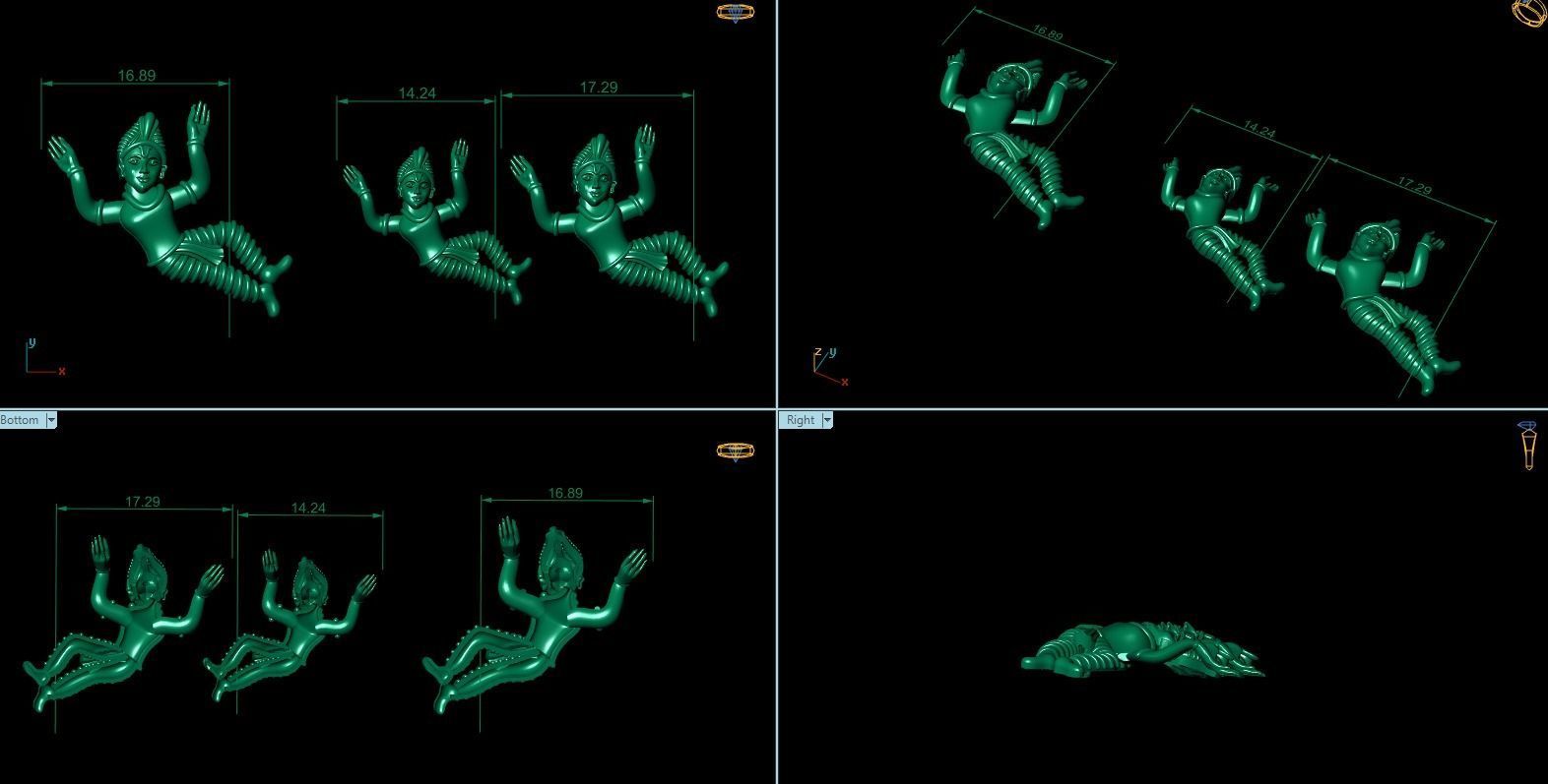 144 PCS MIXED MURTI  3D print model_87