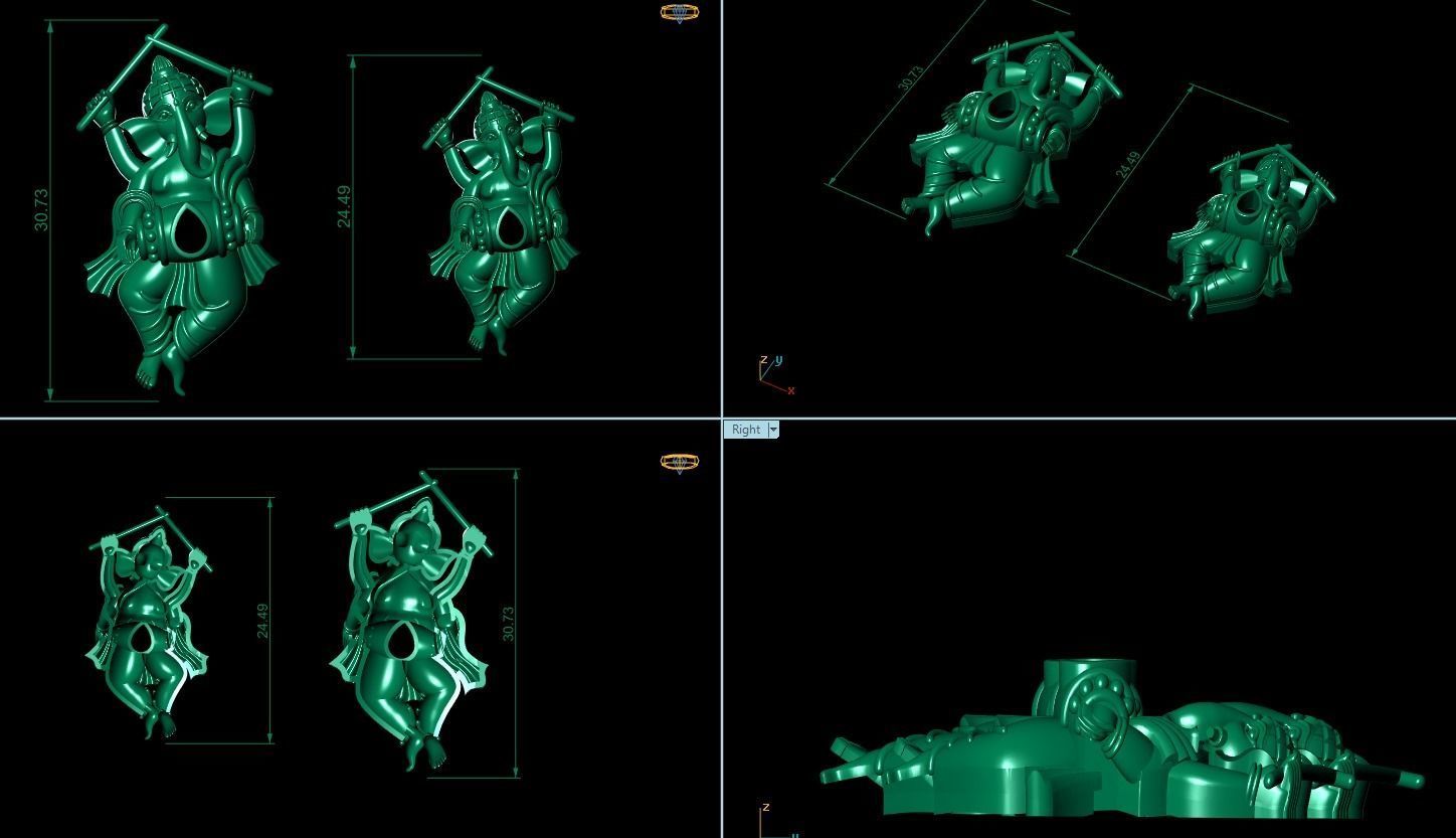 144 PCS MIXED MURTI  3D print model_37
