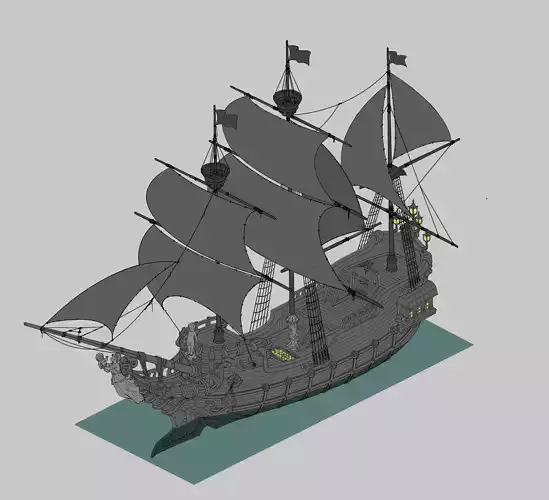 ship classice 3D model